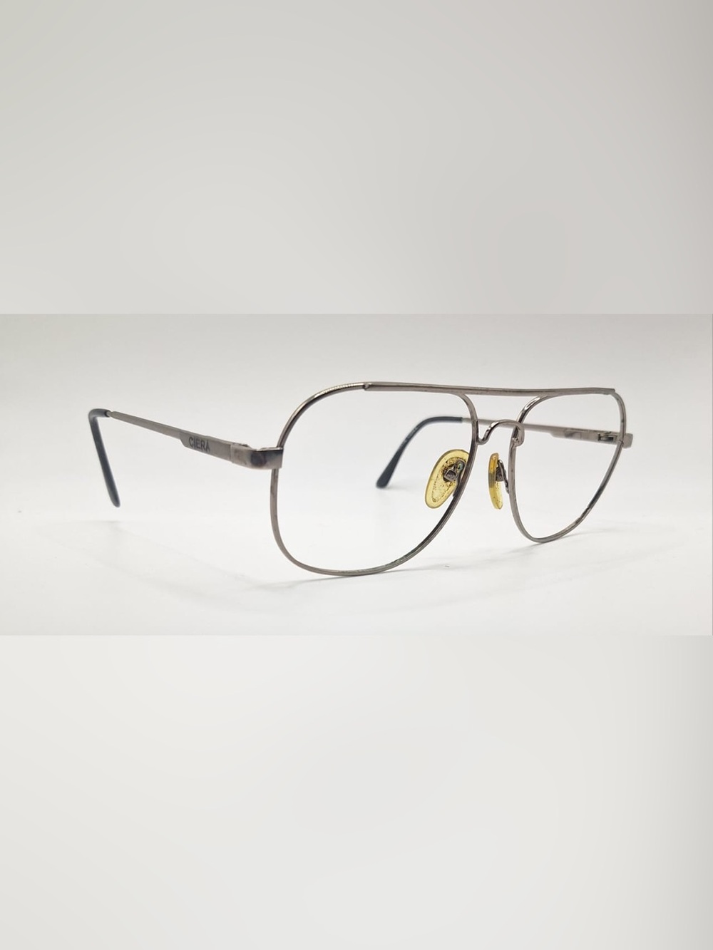 Vintage Ciera Gunmetal Pilot Sunglasses Frames Only